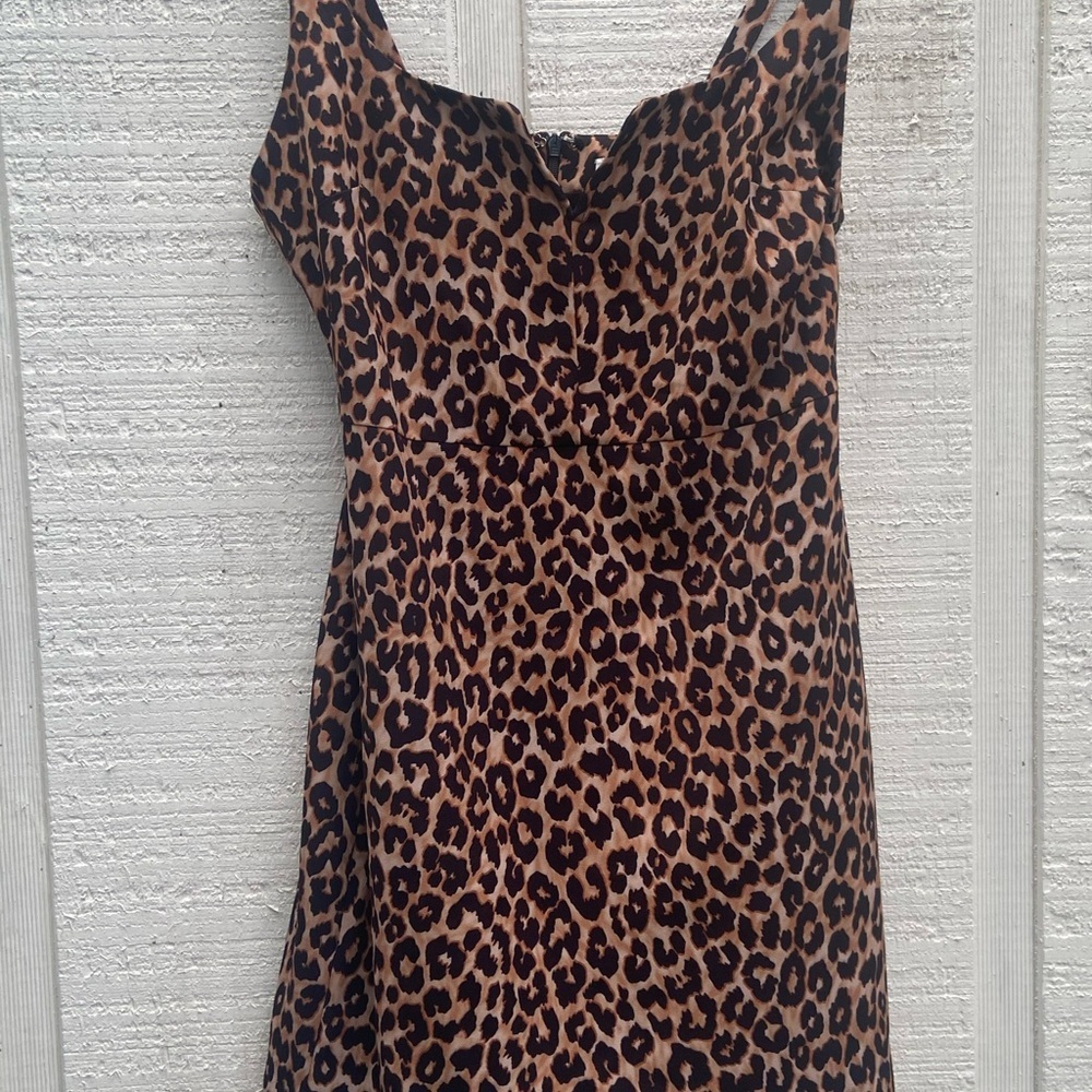Likely Xrevolve Leopard Constance Mini Dress Leop… - image 8